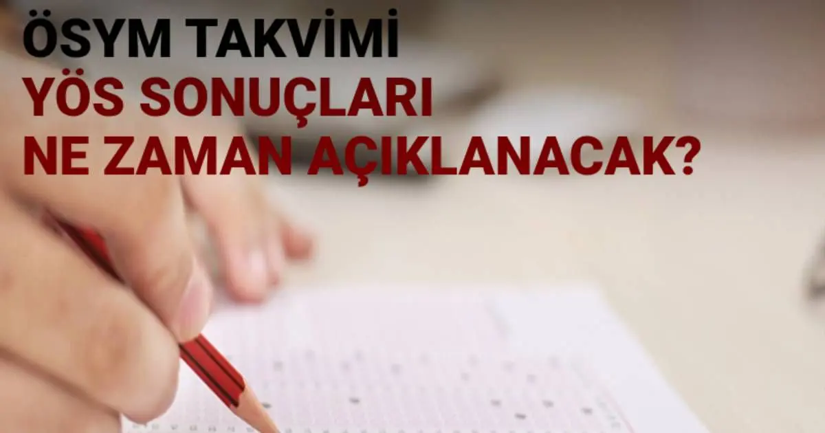 ÖSYM 2025-TR-YÖS/2 sonuçları için tarih verdi
 | NTV Haber