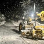 Ordu-Sivas yolu kar sonrası ulaşıma açıldı: Mesudiye’de ekipler seferber