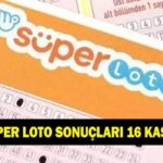 16 KASIM SÜPER LOTO SONUÇLARI! MPİ Süper Loto sonuç sorgulama ekranı