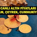 17 KASIM CANLI ALTIN FİYATLARI: Gram Altın Ne Kadar? Çeyrek Altın Fiyatı Ne? Gram, Çeyrek, Yarım, Cumhuriyet Altını Ne Kadar? 17 Kasım Altın Fiyatları