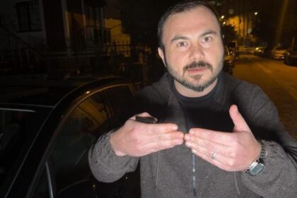 İstanbul-Avcılar'da ters yönden geldi, eşi ve bebeğinin yanında saldırdı