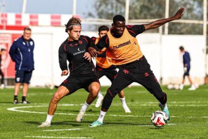 Samsunspor, Beşiktaş maçı hazırlıklarını sürdürdü
