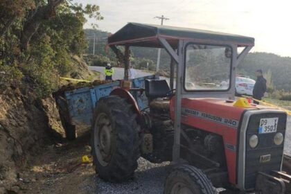 Aydın'da çok acı kaza! Dedesinin sürdüğü traktörün altında kalan çocuk hayatını kaybetti