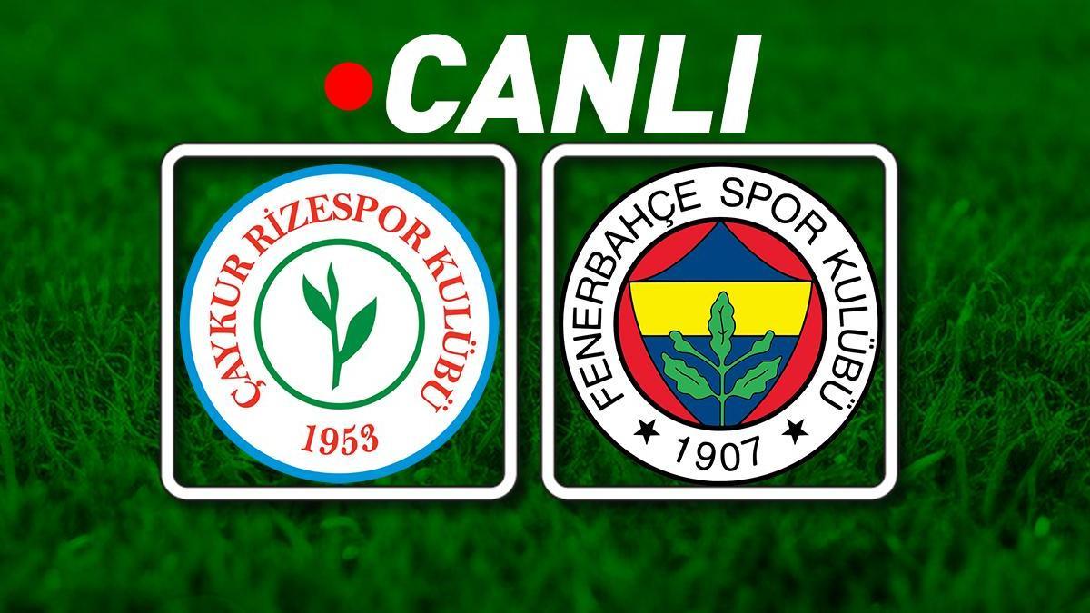 Çaykur Rizespor - Fenerbahçe Bein Sports 1 Canlı İzle | Kanarya, Rize'de