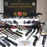 Erzincan merkezli 35 ilde 'kaçak silah ticareti' operasyonu: 9 tutuklama