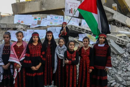 Dünya Çocuk Hakları gününde Gazzeli çocuklar bir arada