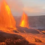 Dünyanın en aktif volkanı Kilauea uyanıyor