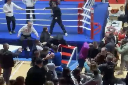 Boks turnuvasında kavgayı polis ekipleri güçlükle ayırdı | NTV Haber