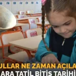 Okullar ne zaman açılacak? Kasım ara tatili 9 gün mü, ne zaman bitiyor? (MEB 2025-2026 takvim bilgisi) | NTV Haber