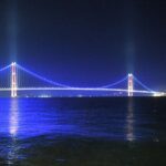 1915 Çanakkale Köprüsü Dünya Diyabet Günü nedeniyle maviye büründü