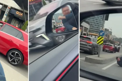 İstanbul'da trafik kavgasında kaza: Kapıyı açmak istedi, yere düştü | NTV Haber