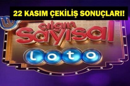 22 KASIM SAYISAL LOTO SONUÇLARI: Çılgın Sayısal Loto'da Kim, Ne Kadar Kazandı? İşte 22 Kasım Milli Piyango Sayısal Loto Sonuçları Sorgulama Ekranı!