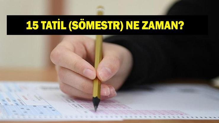 OCAK YARIYIL TATİLİ NE ZAMAN? 2026 sömestr hangi tarihte başlayacak? İşte karne tarihi