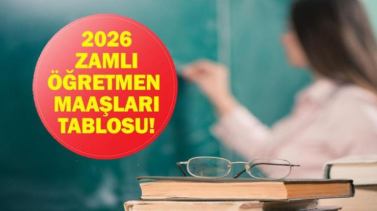 ZAMLI ÖĞRETMEN MAAŞLARI 2026: 5 Aylık Enflasyon Farkı Öğretmen Maaşı Ne Kadar Olacak? İşte 2026 Ocak Öğretmen Maaşı Hesaplama Tablosu!