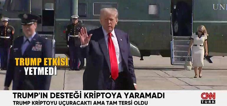 Trumpın desteği kriptoya yaramadı: Soluksuz düşüyor