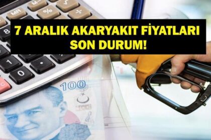 7 ARALIK AKARYAKIT FİYATLARI 2025 | Motorine zam mı, indirim mi geliyor, akaryakıt fiyatları ne kadar oldu? İşte 7 Aralık 2025 güncel fiyat listesi!