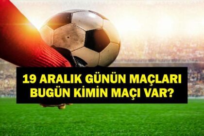19 ARALIK GÜNÜN MAÇLARI: Bugün Hangi Maçlar Var? Kocaelispor-Antalyaspor , Anadolu Efes Dubai Maçları Hangi Kanalda, Saat Kaçta? İşte 19 Aralık Günün Maçları...