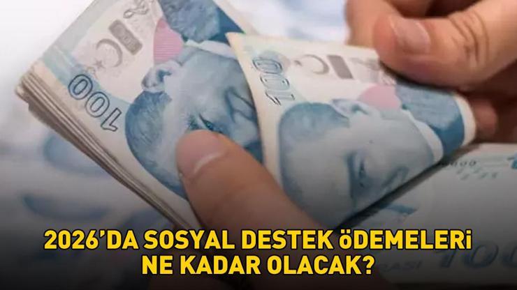 SOSYAL DESTEK ÖDEMELERİ 2026 ZAMMI | Ocak 2026'da sosyal destek ödemeleri ne kadar olacak? SED yardımı, evde bakım aylığı, engelli maaşı...