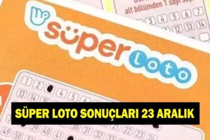 SÜPER LOTO SONUÇLARI 23 ARALIK 2025 | Süper Loto sonuçları nasıl öğrenilir? Süper Loto ne kadar, kaç TL devretti?