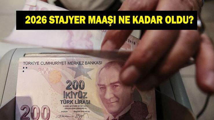 STAJYER MAAŞI 2026 NE KADAR OLDU? Stajyer maaşı kaç TL oldu? Asgari ücret zammı sonrası stajyer maaşı yeniden hesaplandı!