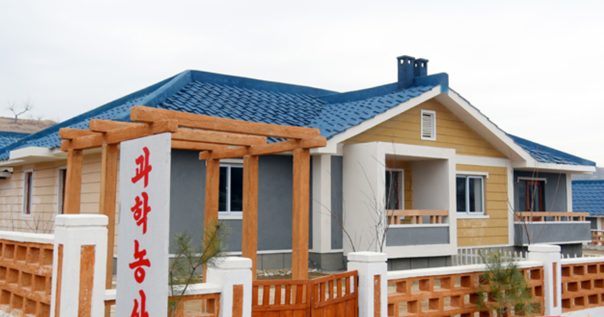 Kuzey Kore'de devlet, tarım işçilerine ücretsiz ev dağıttı