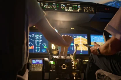 Maaşı ödenmeyen pilot, yolcularla dolu uçakta eylem yaptı