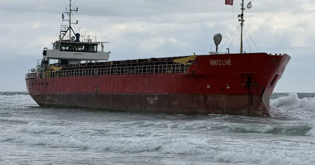 Tekirdağ'da yük gemisi karaya oturdu | NTV Haber