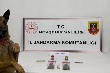 Nevşehir’de uyuşturucuya 2 gözaltı