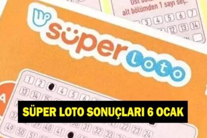 SÜPER LOTO SONUÇLARI 6 OCAK! Süper Loto ne kadar devretti? Süper Loto canlı izleme ve sonuç sorgulama ekranı