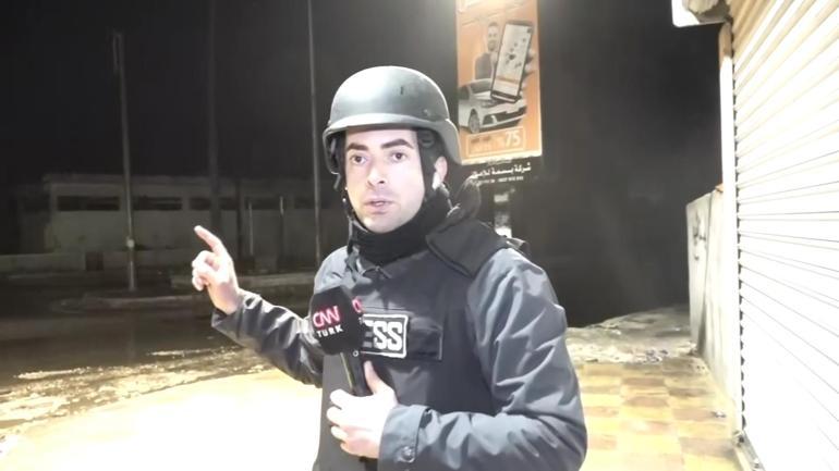 CNN TÜRK çatışmanın ortasında: Canlı yayında patlamalar Halep’te cephe hattı alev aldı