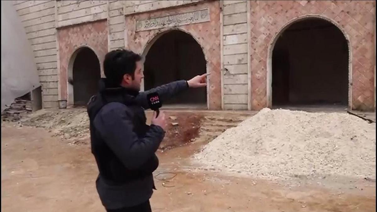 YPG'liler tarihi camiyi karargah yaptı! - Son Dakika Dünya Haberleri CNN Türk | Video