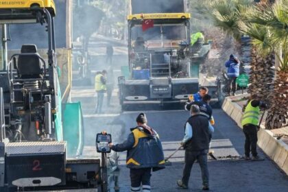 Aydın'da asfalt çalışmaları sürüyor