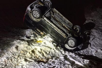 Mardin'de hafif ticari araç devrildi: 5 yaralı