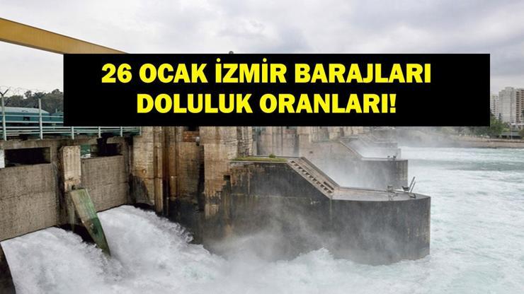 İZMİR BARAJ DOLULUK ORANI 26 OCAK 2026| İZSU İzmir Baraj Doluluk Oranları Yüzde Kaç? Tahtalı Barajı'nda Son Durum Ne?