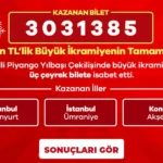 Milli Piyango bilet sorgulama ekranı 2026: Milli Piyango yılbaşı çekiliş sonuçları MPİ online QR kod bilet sorgulama ve sıralı tam liste | NTV Haber