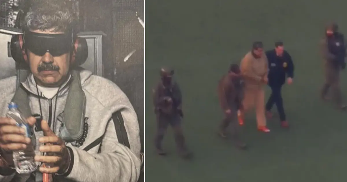 Son dakika. Maduro ve eşi canlı yayınla mahkemeye götürülüyor