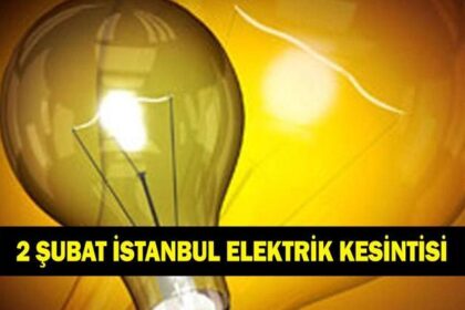 İSTANBUL ELEKTRİK KESİNTİSİ OLAN İLÇELER 2 ŞUBAT! BEDAŞ, AYEDAŞ İstanbul'da hangi ilçelerde elektrik kesintisi olacak? Elektrik kesintisi sorgulama ekranı