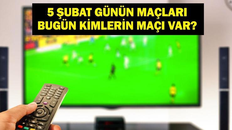 5 ŞUBAT GÜNÜN MAÇLARI: Bugün Hangi Maçlar Var? Türkiye Kupası Kocaelispor Beşiktaş, Fenerbahçe Erzurumspor FK Maçları Hangi Kanalda, Saat Kaçta? İşte 5 Şubat Perşembe Günün Maçları...