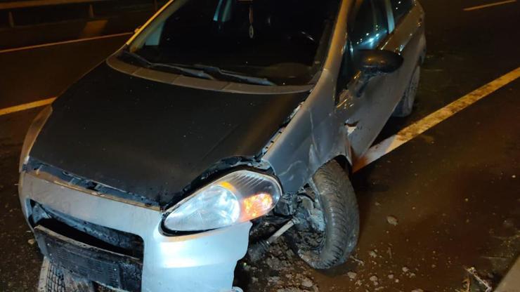 Yola düşen yatak, kazaya neden oldu