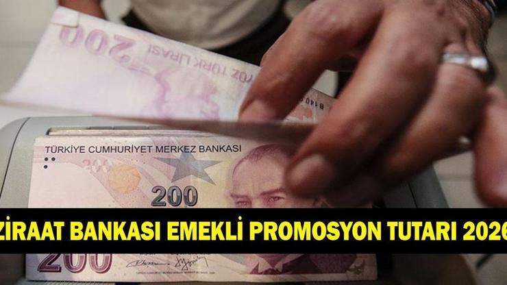ZİRAAT BANKASI EMEKLİ PROMOSYON TUTARI 2026: Ziraat Bankası emekliye ne kadar promosyon veriyor? İşte maaşa göre promosyon tutarı...