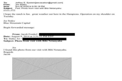 Epstein dosyası İsraile uzandı: Netanyahu ile görüşmeye ait fotoğraf | Adı tam 6 bin 300 kez geçmiş