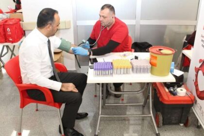 Osmaniye Eğitim ve Araştırma Hastanesi’nde kan bağışı etkinliği