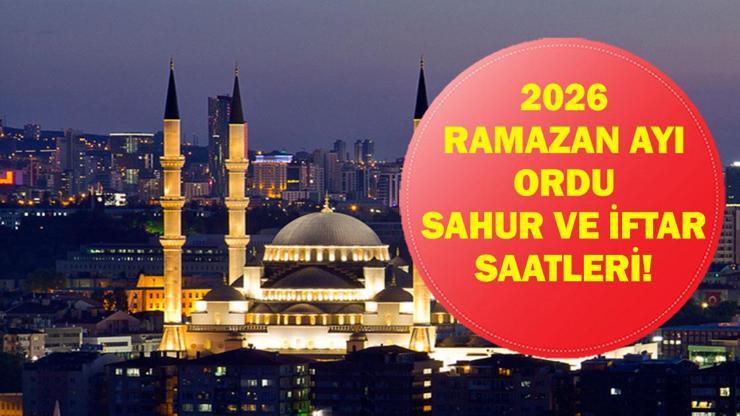 Ordu İFTAR VAKTİ: Ordu İMSAKİYE 2026 - Ordu İftar Saat kaçta, Oruç Ne zaman açılacak? İftar Vakti ve Ramazan Takvimi