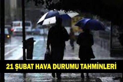 İL İL HAVA DURUMU TAHMİNLERİ 21 ŞUBAT! Yarın havalar nasıl olacak? Meteoroloji duyurdu: Soğuk hava ve sağanak geri geliyor!