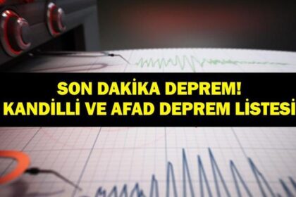 DEPREM SON DAKİKA 22 ŞUBAT! Deprem mi oldu, nerede, kaç şiddetinde? AFAD ve Kandilli Rasathanesi 22 Şubat son depremler listesi!