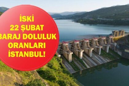 BARAJ DOLULUK ORANI İSTANBUL 22 ŞUBAT: Güncel İstanbul baraj Doluluk Oranı Ne? İstanbul Barajlarında Su Seviyesi Ne Durumda?