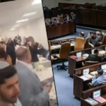 İsrail Meclisinde İran füzeleri paniği. Milletvekilleri sığınağa gitti