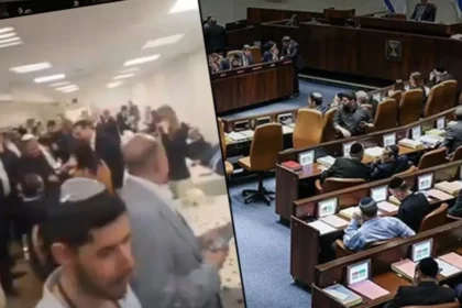 İsrail Meclisinde İran füzeleri paniği. Milletvekilleri sığınağa gitti