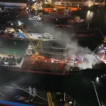 İstanbul'da 120 metrelik gemide yangın | NTV Haber