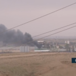 NTV ekibi İsrail'de vurulan tesisin yakınlarında. Saldırı anı kamerada